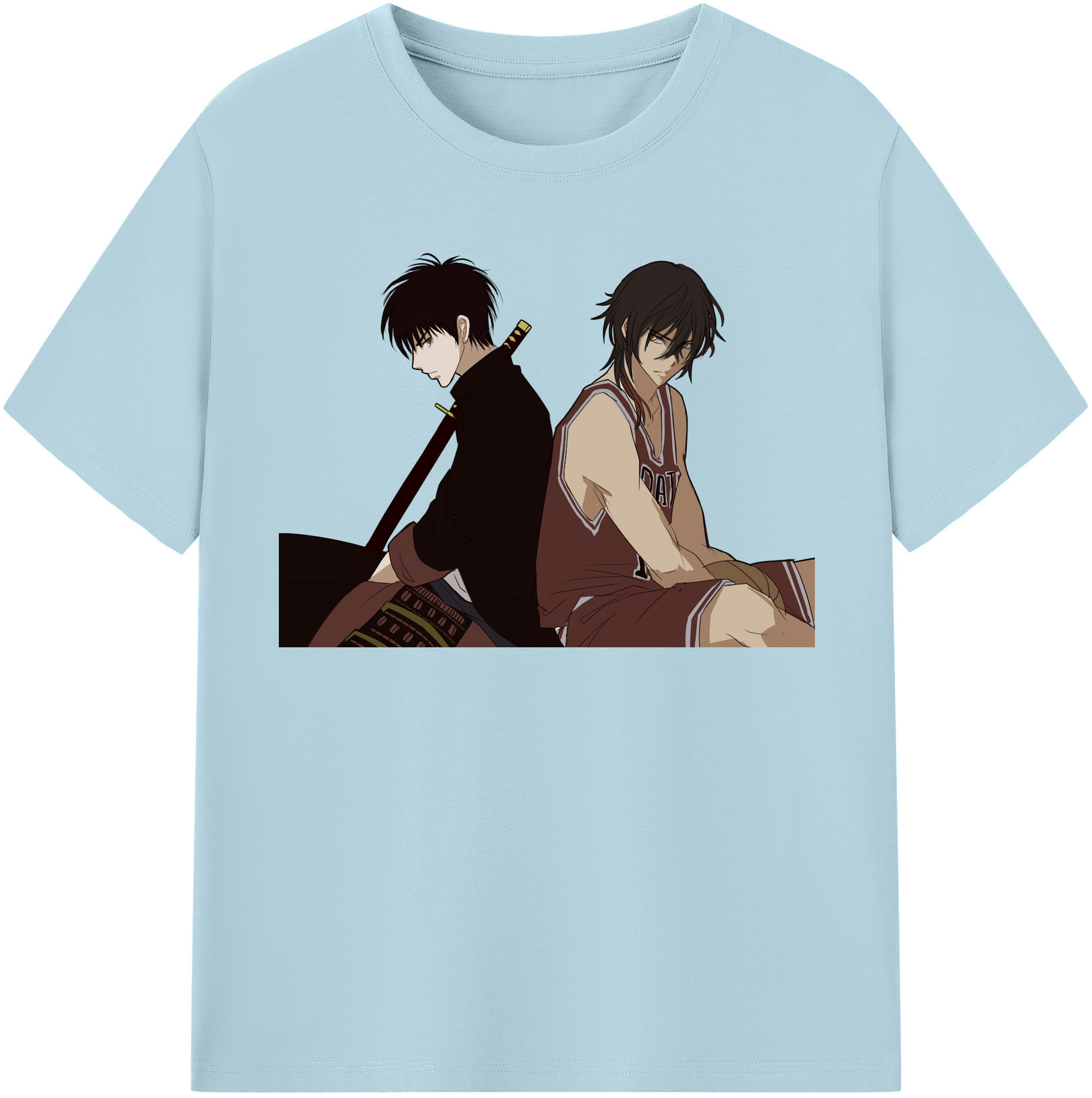 SLAM DUNK／スラムダンク 綿100％半袖Tシャツ（フロントプリント）